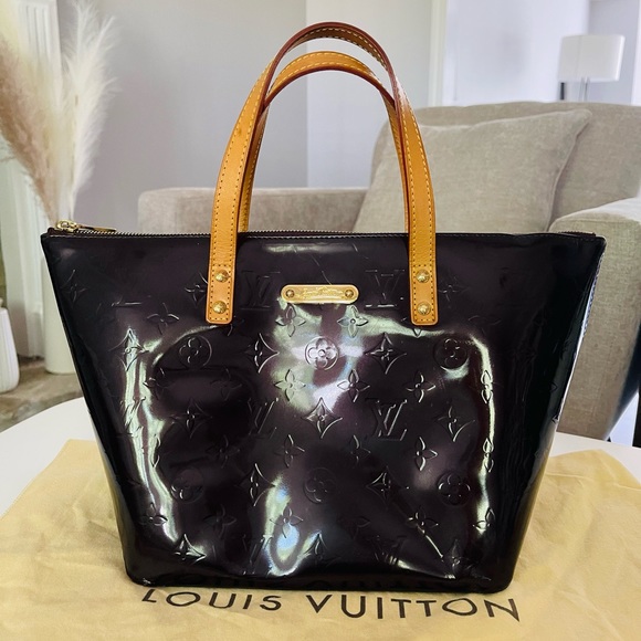 Louis Vuitton Amarante Monogram Vernis Bellevue PM Bag Louis Vuitton